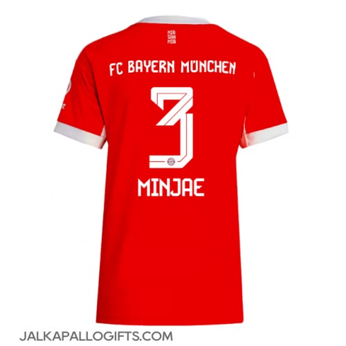 Bayern Munich Kim Min-jae #3 Kotipaita Naiset 2025-26 Lyhythihainen